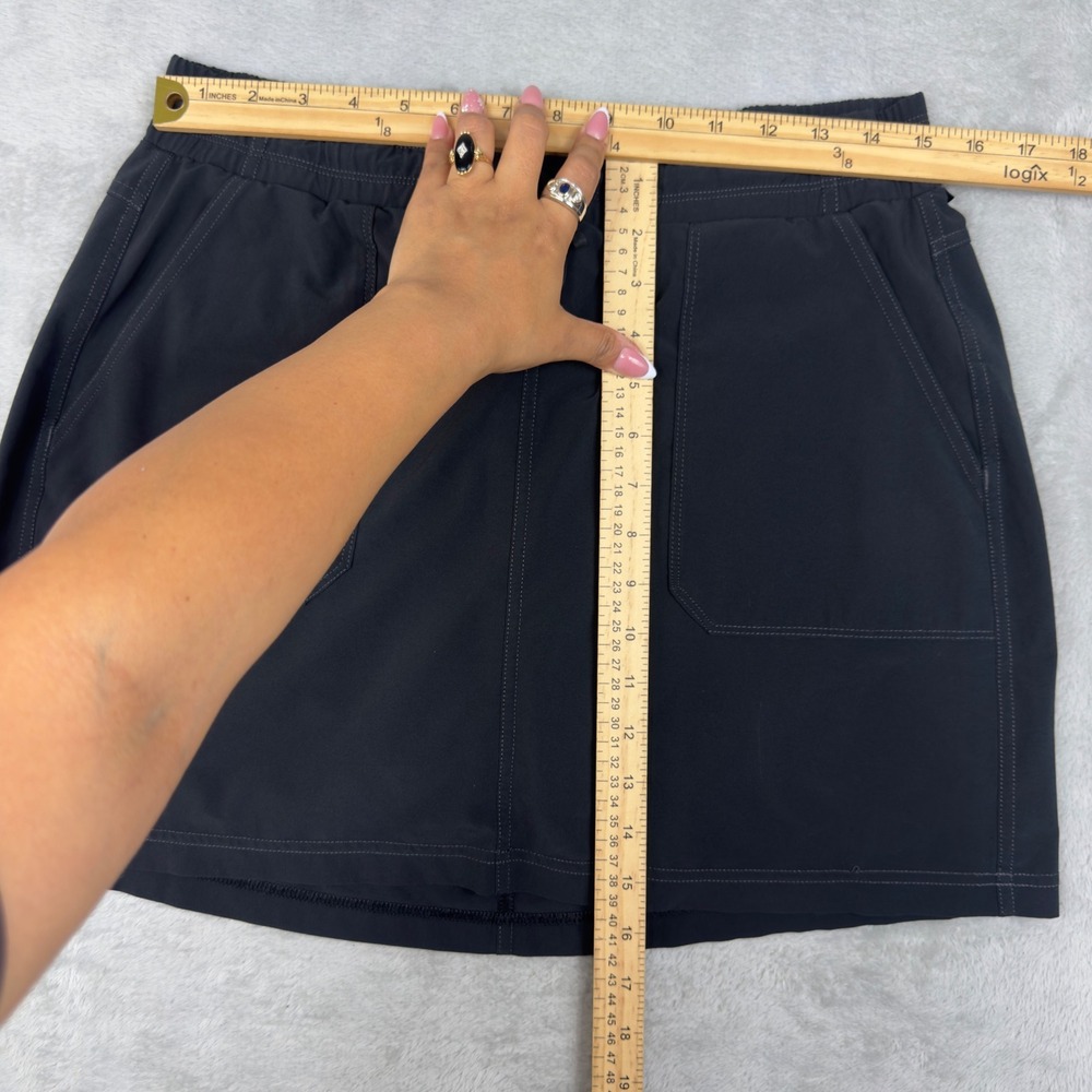KÜHL Freeflex Skort Women's Medium Black Pull-On Stretch Outdoor Hiking Skirt - Picture 2 of 10